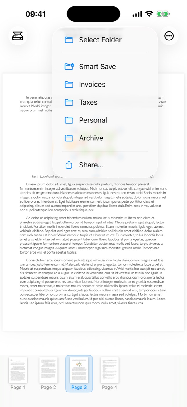 Smart Save auf dem iPhone